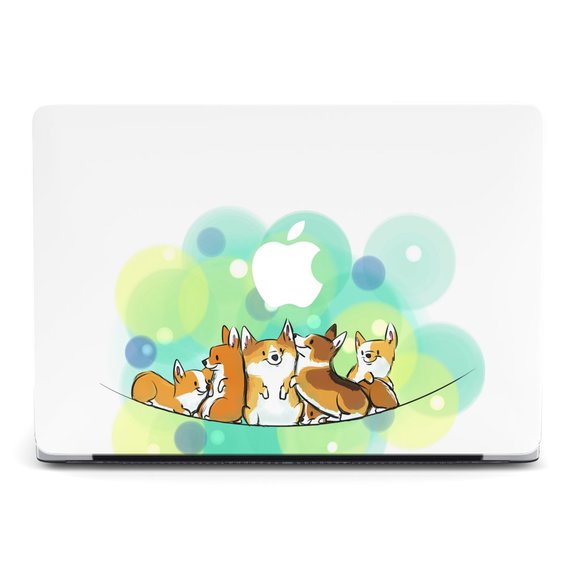 Welsh Corgi Painted Dog case for apple MacBook All Generations Air Pro - Picture 1 of 5